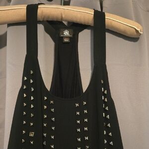 Rock & Republic Black Embellished Tank Top